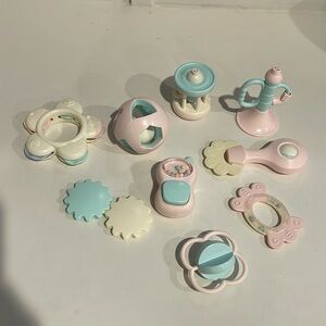 Pastel Baby Toy Set
